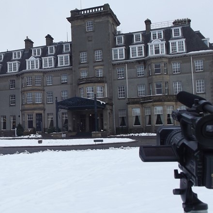 Corporate Videos - Filming at Gleneagles Hotel